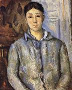 Paul Cezanne Mrs Cezanne oil on canvas